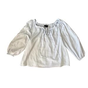 Light Blue Women's Sanctuary Peasant Top Size Medium